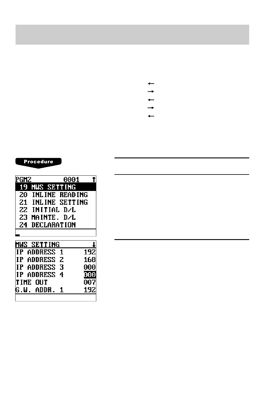 1) programming of the terminal number | Sharp UP-600 User Manual | Page 45 / 61