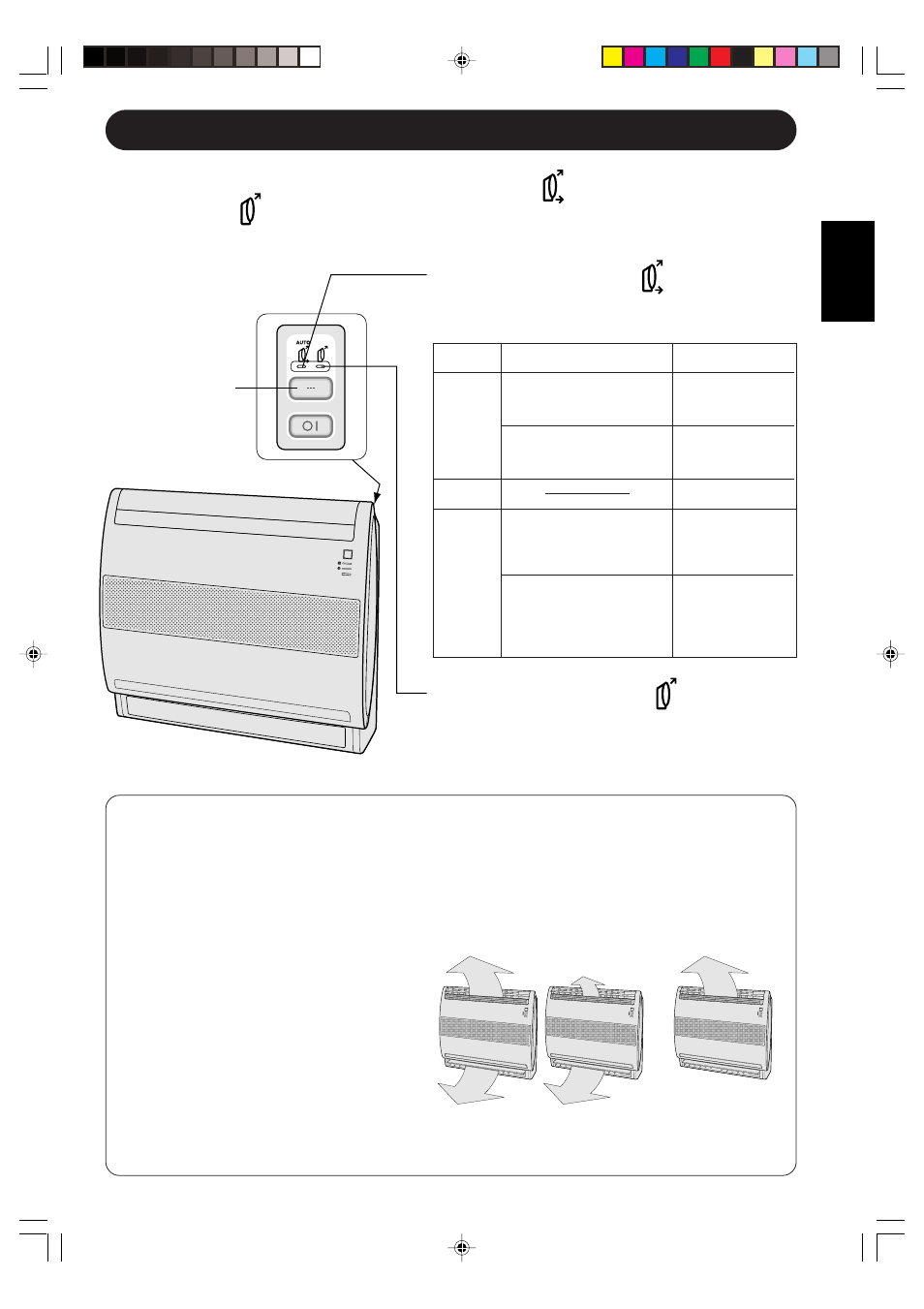 Air outlet selection, E-11, Tips about upper and lower automatic air outlet | Sharp GS-XP12FGR - GU-X12FGR User Manual | Page 13 / 136