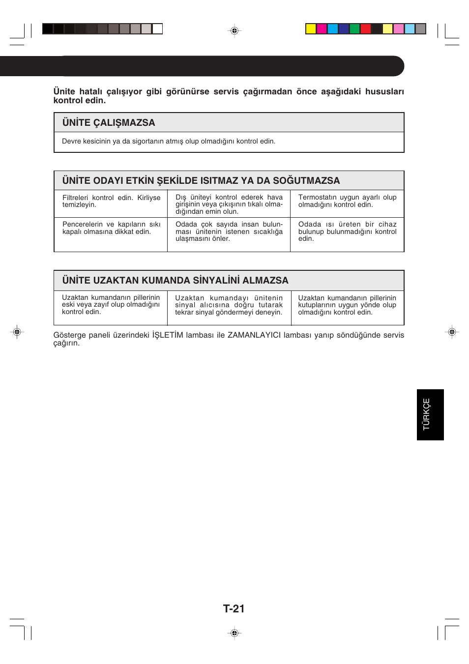 T-21 | Sharp GS-XP12FGR - GU-X12FGR User Manual | Page 133 / 136