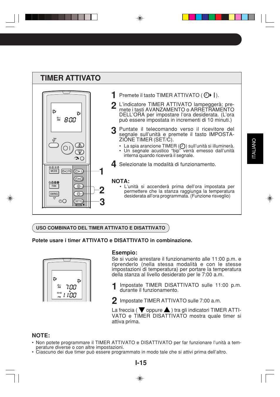 Timer attivato | Sharp GS-XP12FGR - GU-X12FGR User Manual | Page 61 / 136