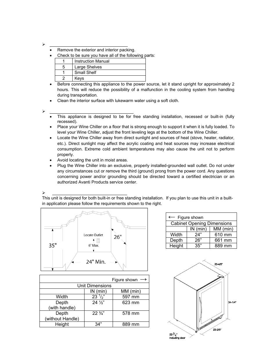 Avanti WCR520AS User Manual | Page 10 / 24