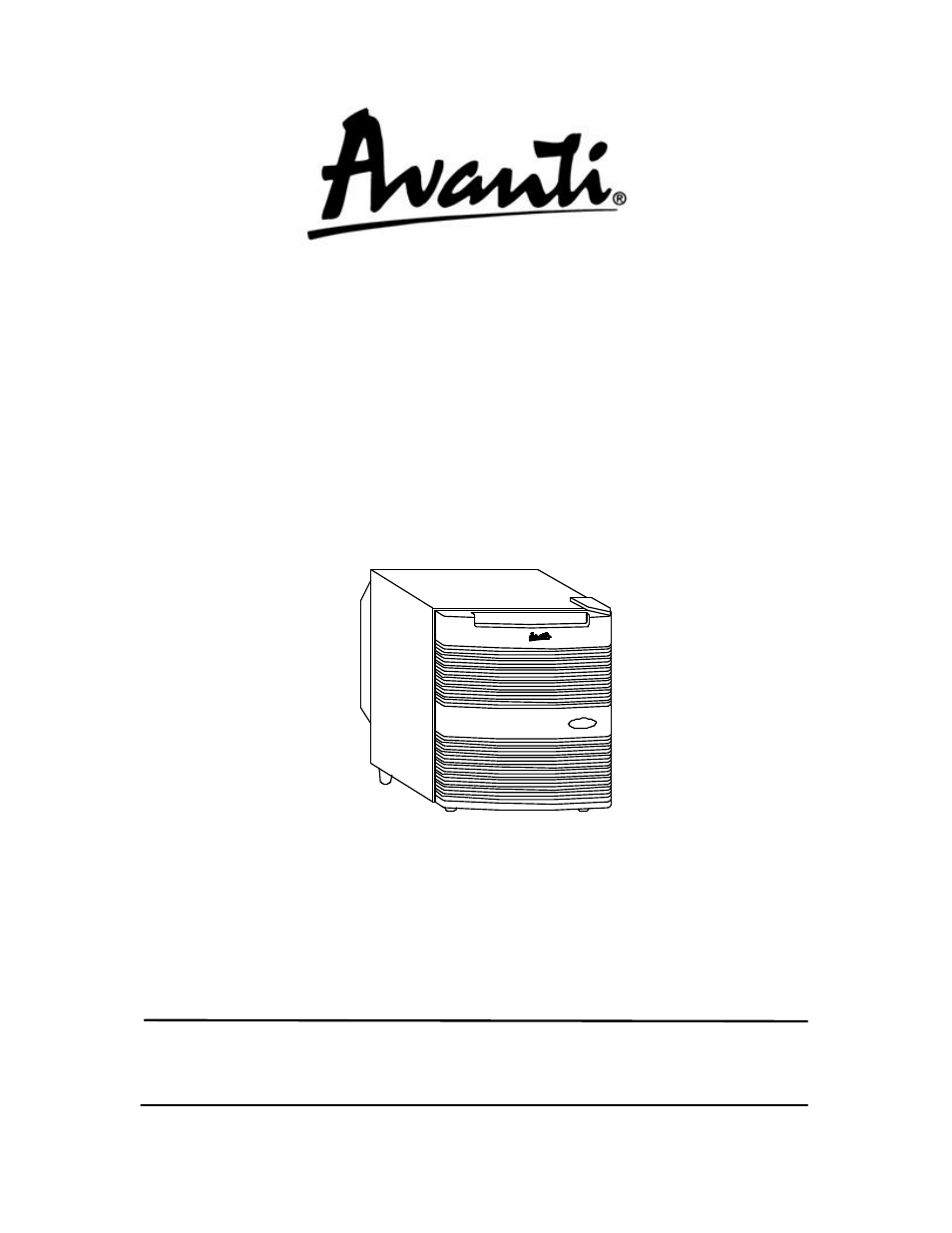 Avanti EC15W-2 User Manual | 15 pages