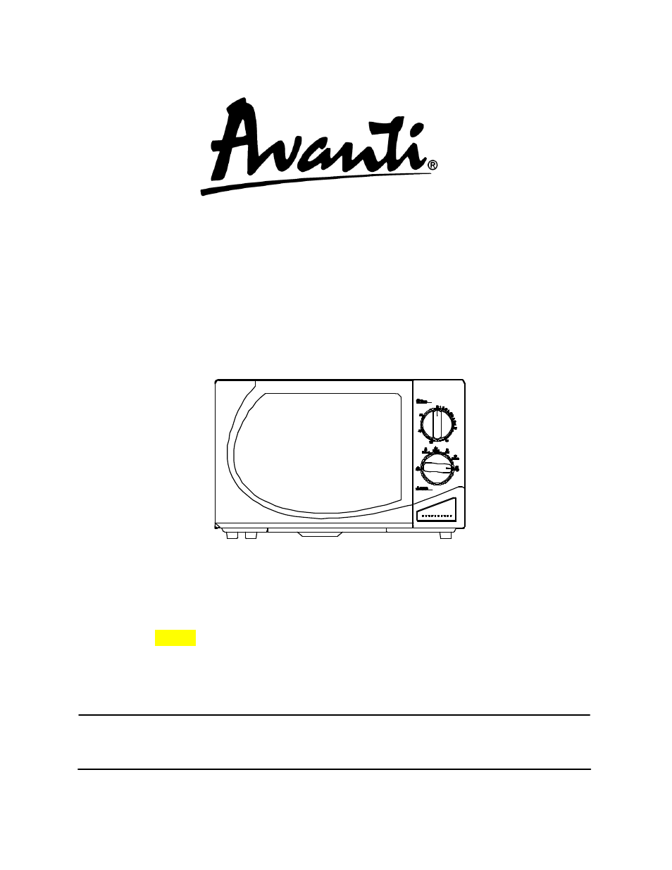 Avanti MO758MW User Manual | 26 pages