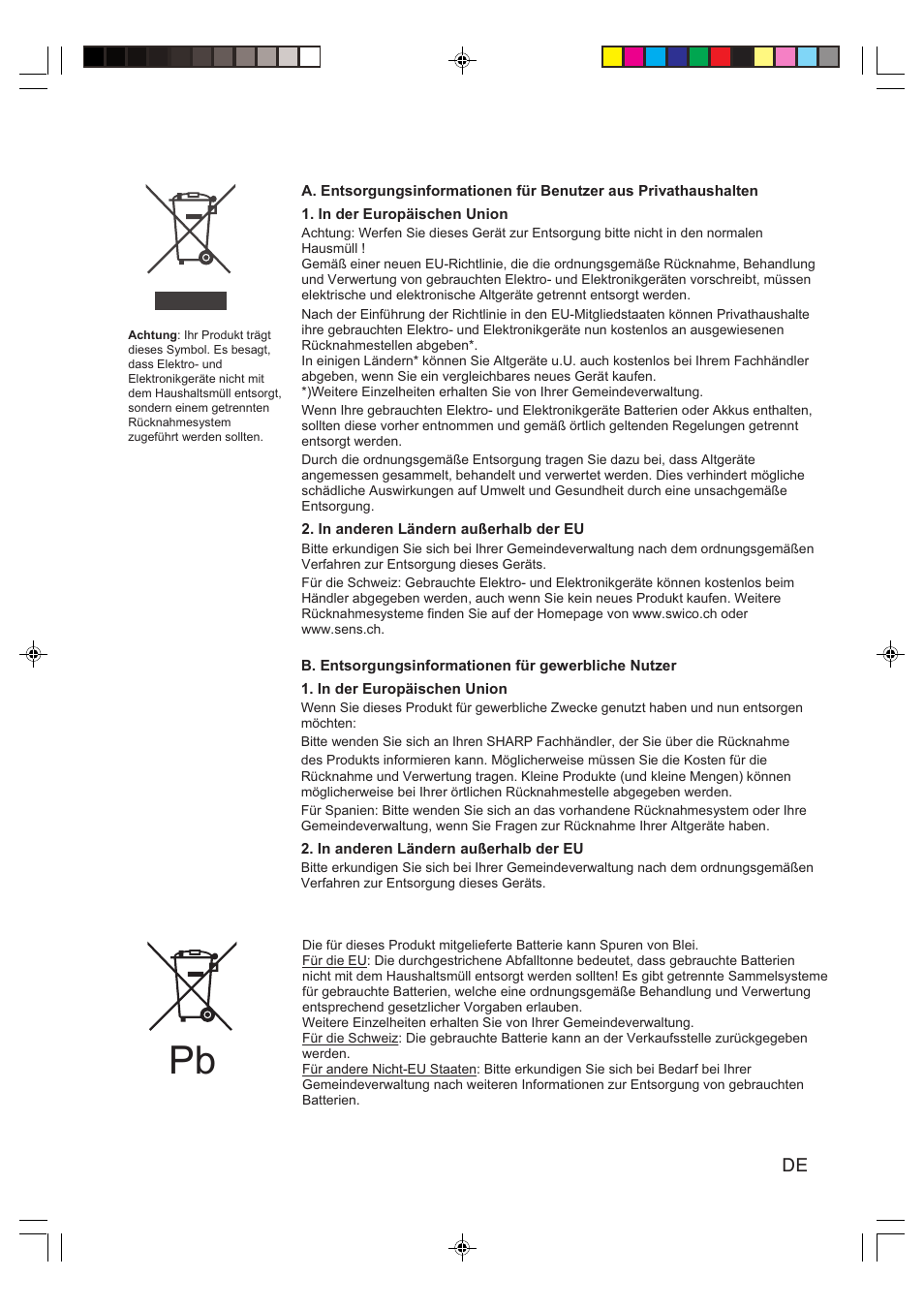 Sharp GS-XP18FR - GU-XR18FR User Manual | Page 110 / 128