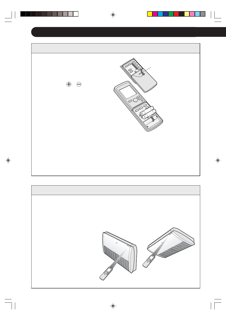 Uso del mando a distancia, Forma de colocar las pilas, Forma de usar el mando a distancia | Sharp GS-XP18FR - GU-XR18FR User Manual | Page 26 / 128