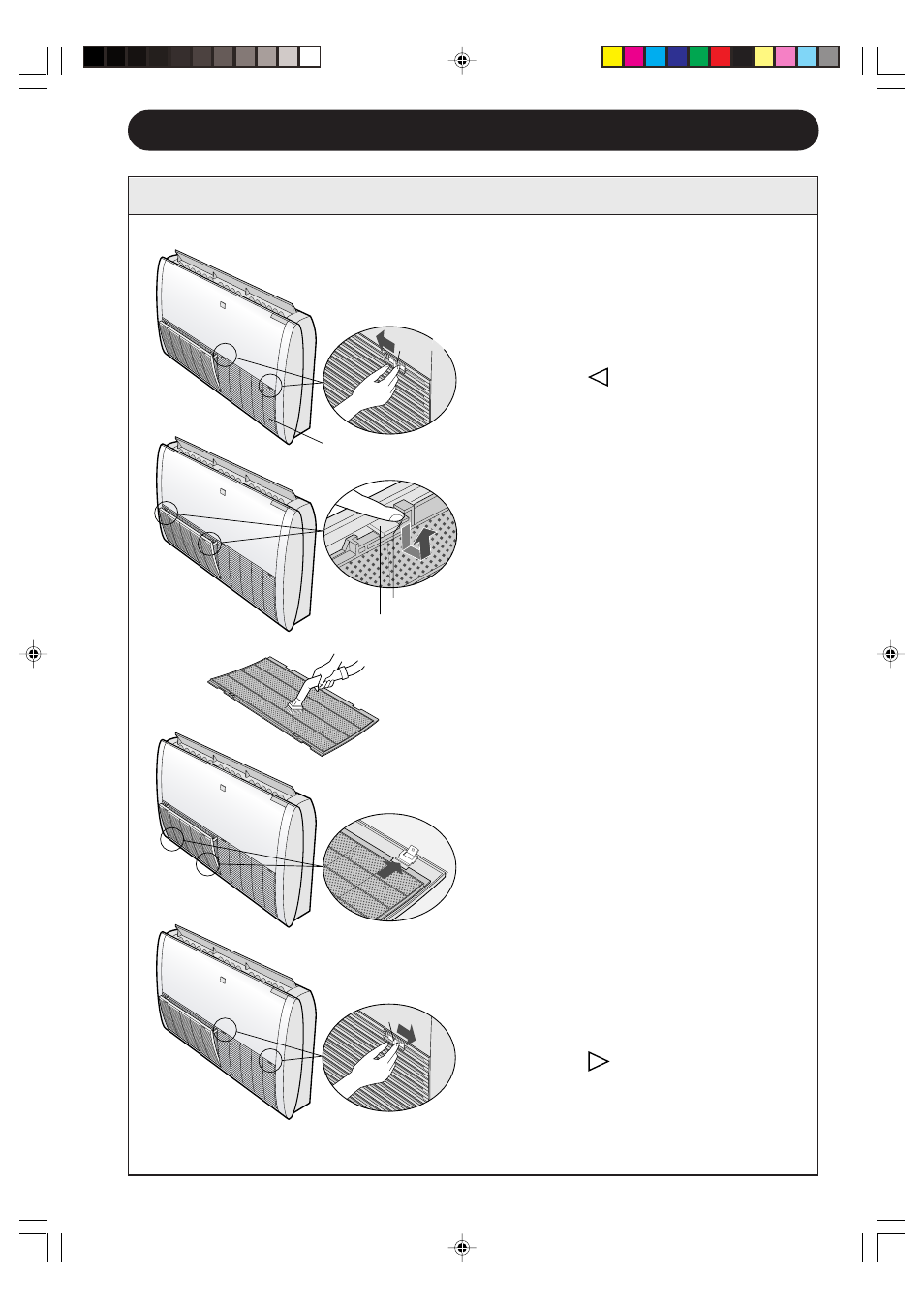 Manutenzione, Pulizia dei filtri | Sharp GS-XP18FR - GU-XR18FR User Manual | Page 54 / 128