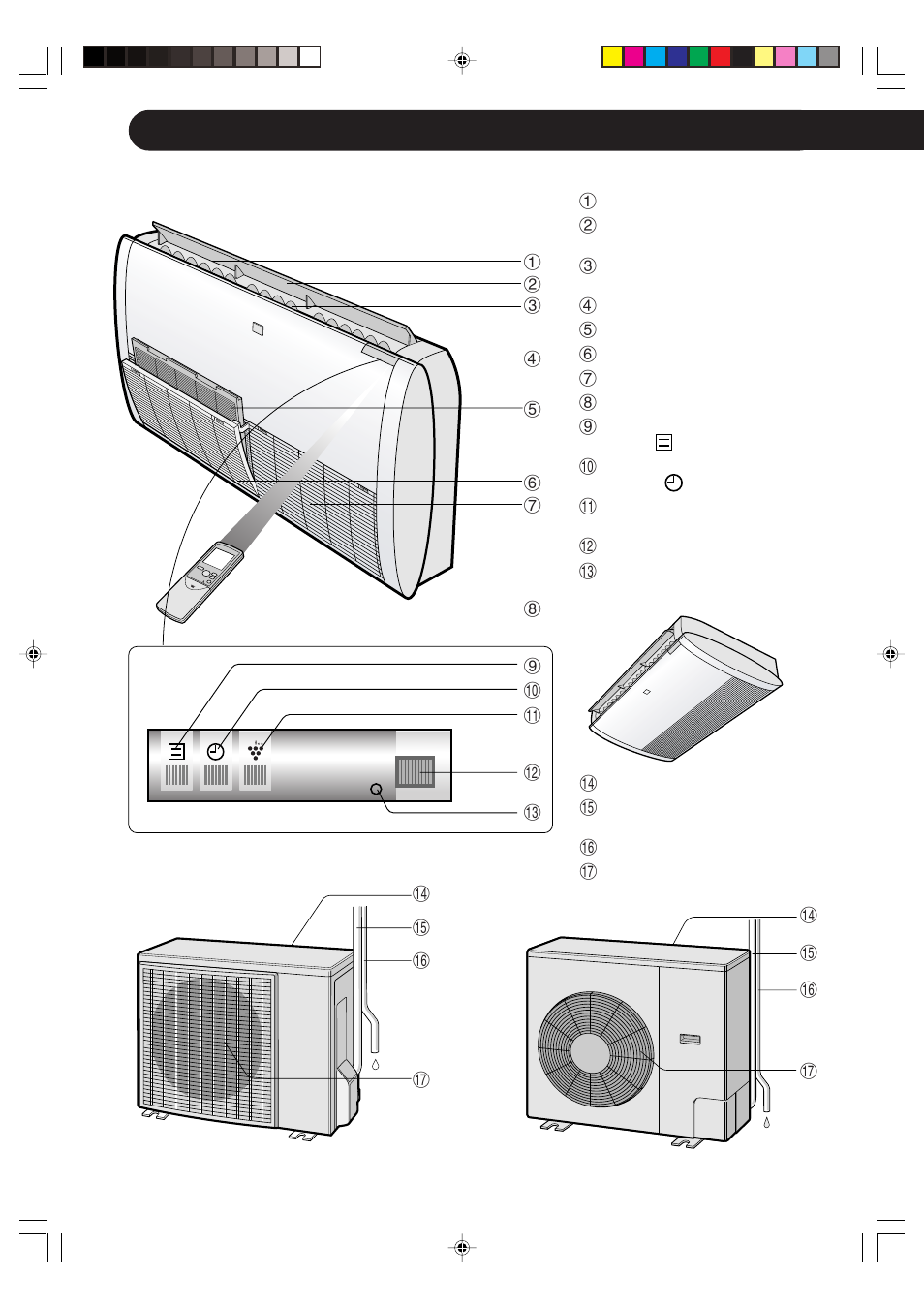 Nomenclature, Unite interieure, Unite exterieure | Sharp GS-XP18FR - GU-XR18FR User Manual | Page 78 / 128