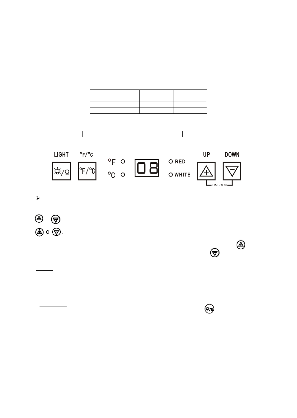 Control de temperatura, Luz interior | Avanti SWBC250D User Manual | Page 14 / 17