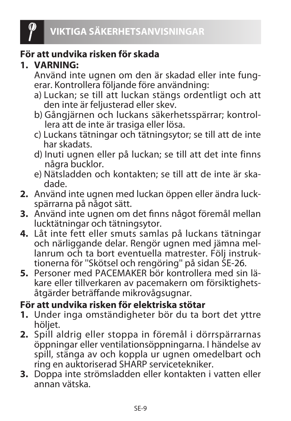 Sharp R-922STWE User Manual | Page 142 / 266
