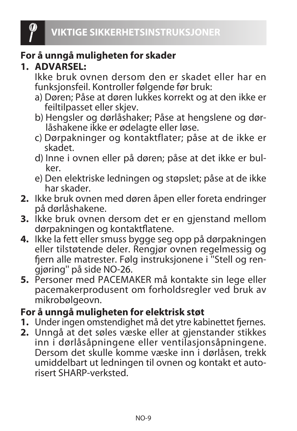 Sharp R-922STWE User Manual | Page 194 / 266