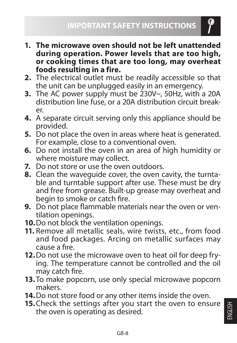 Sharp R-922STWE User Manual | Page 245 / 266