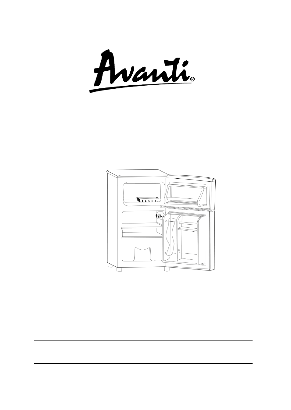 Avanti RA317WT User Manual | 20 pages