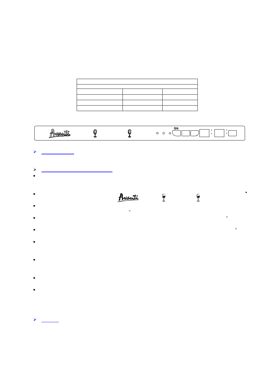 Operating your wine chiller | Avanti WC681BG-2 User Manual | Page 10 / 24