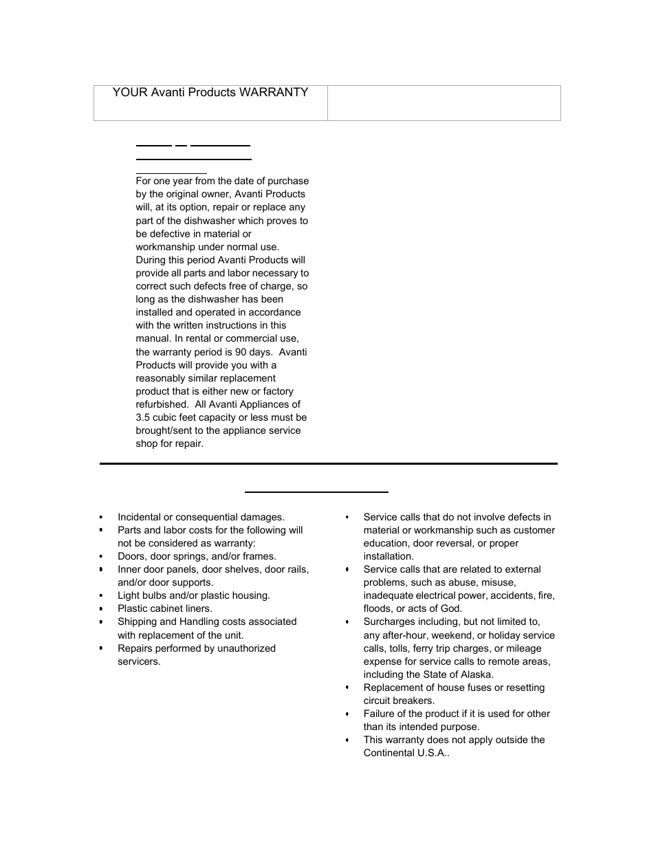 Avanti DW184B User Manual | Page 15 / 38