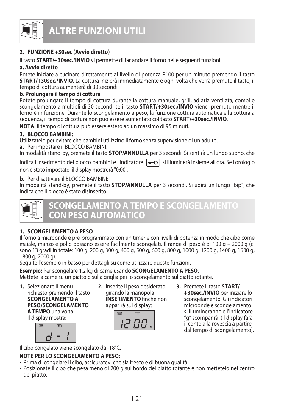 Altre funzioni utili | Sharp R-982STWE User Manual | Page 102 / 266