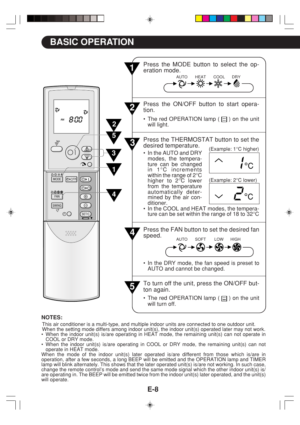 Basic operation 2 | Sharp GS-XPM12FR User Manual | Page 10 / 104