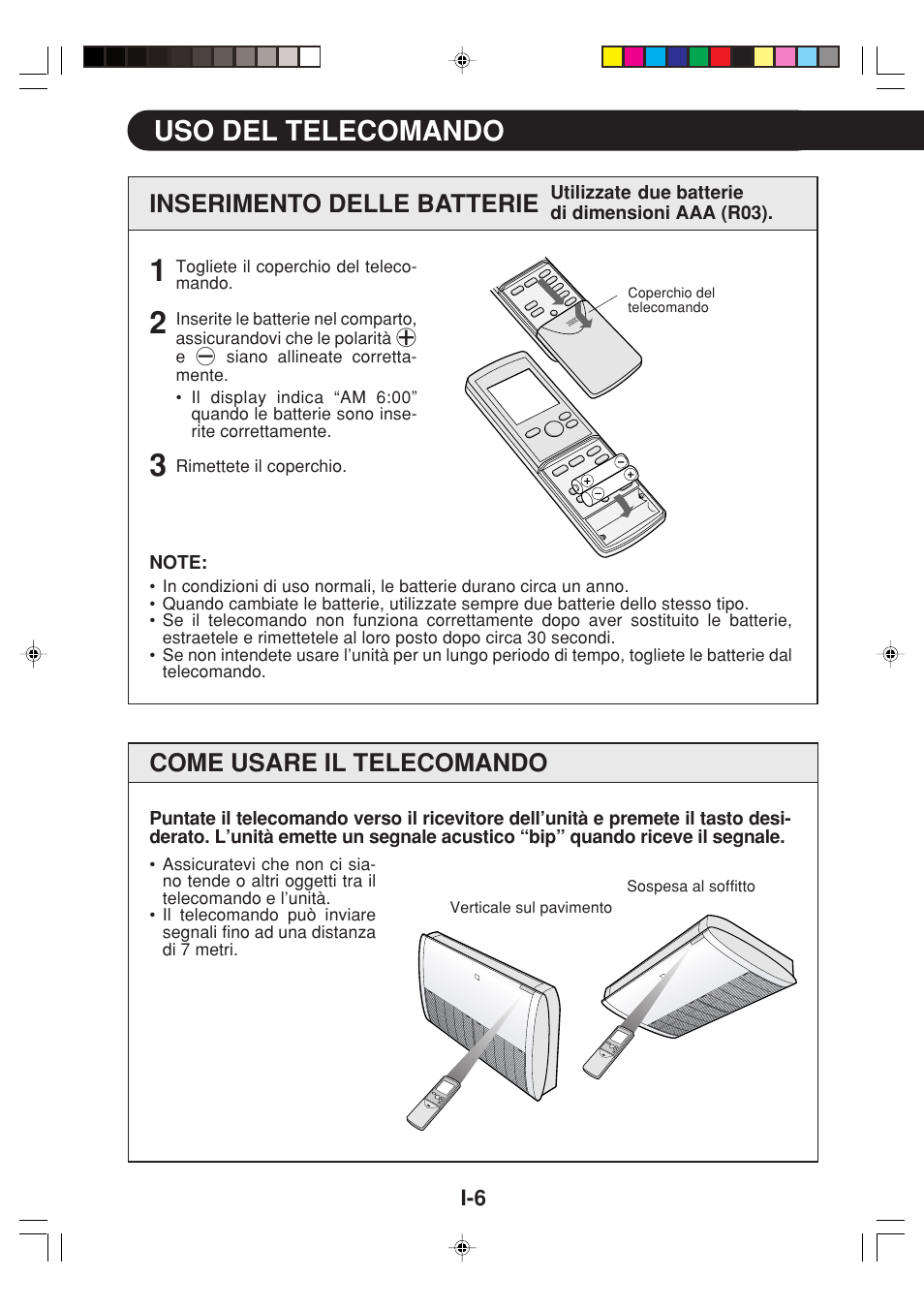 Uso del telecomando | Sharp GS-XPM12FR User Manual | Page 48 / 104