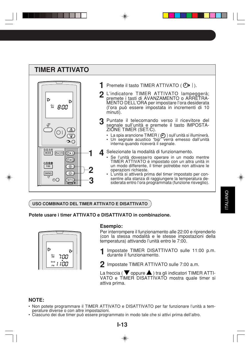 Timer attivato | Sharp GS-XPM12FR User Manual | Page 55 / 104