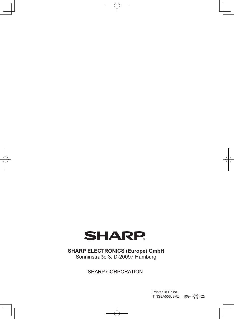 Sharp AY-XPC9JR User Manual | Page 116 / 116