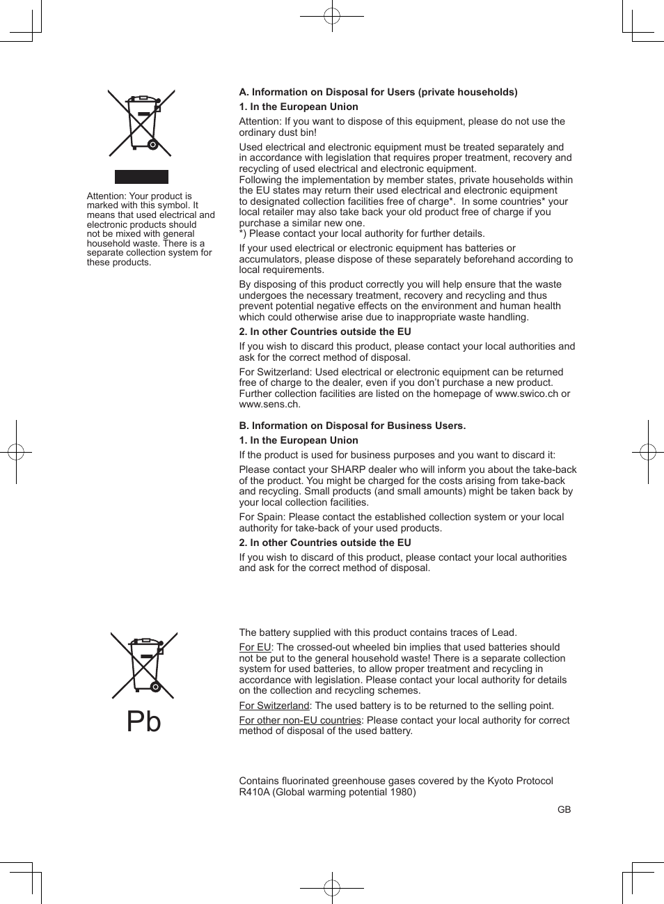 Sharp AY-XPC9JR User Manual | Page 2 / 116
