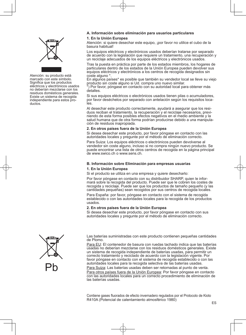 Sharp AY-XPC9JR User Manual | Page 34 / 116