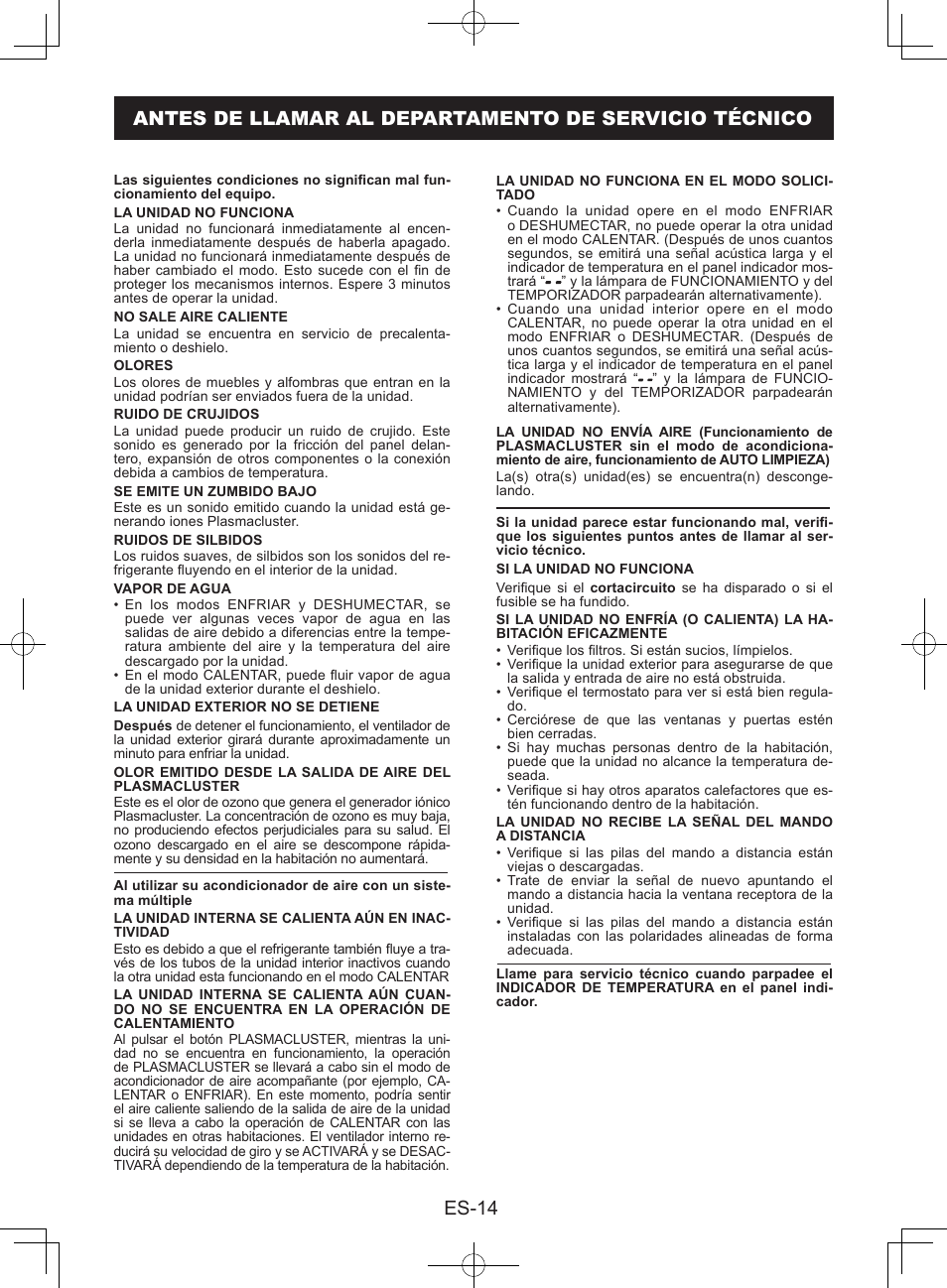 Sharp AY-XPC9JR User Manual | Page 48 / 116