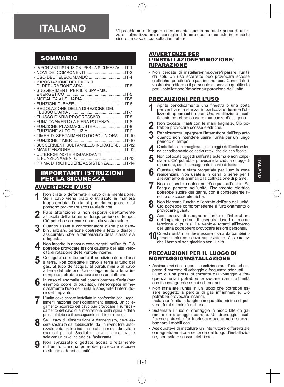 Sharp AY-XPC9JR User Manual | Page 51 / 116