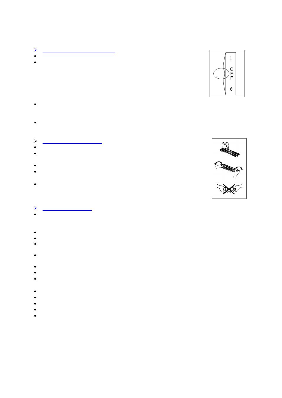 Operating your appliance, Setting the temperature control, Using your ice cube tray | Freezing fresh foods | Avanti RA304BT User Manual | Page 9 / 20