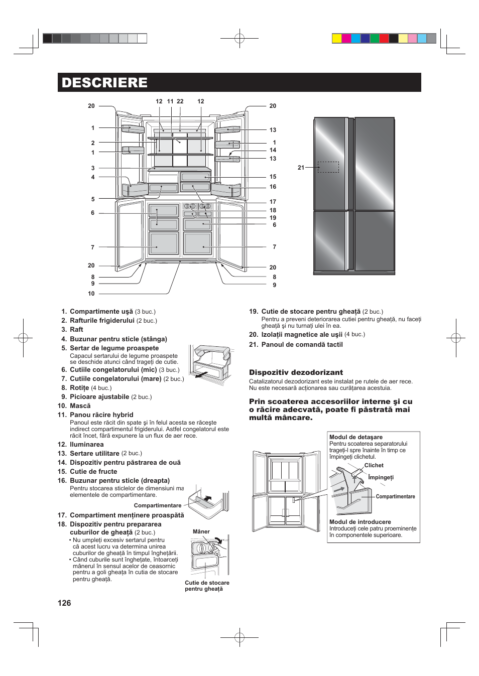 Descriere | Sharp SJ-FJ810VBK User Manual | Page 126 / 232