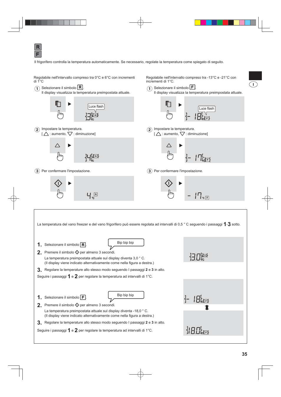 Controllo temperatura | Sharp SJ-FJ810VBK User Manual | Page 35 / 232