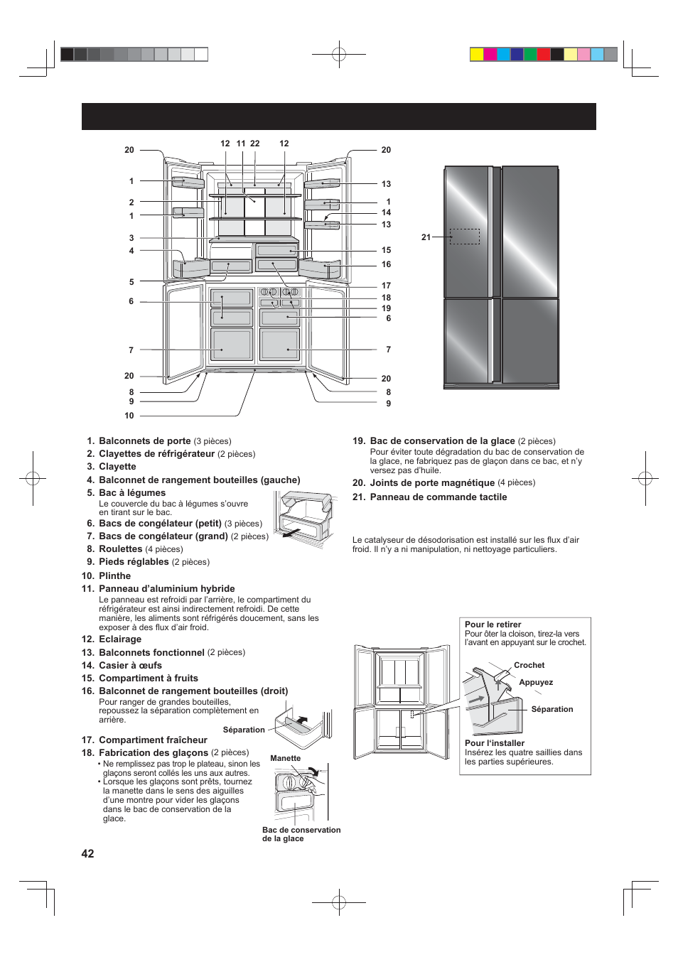 Description | Sharp SJ-FJ810VBK User Manual | Page 42 / 232