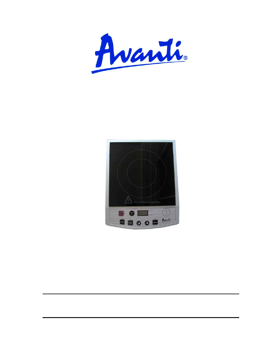 Avanti IHP1500 User Manual | 24 pages