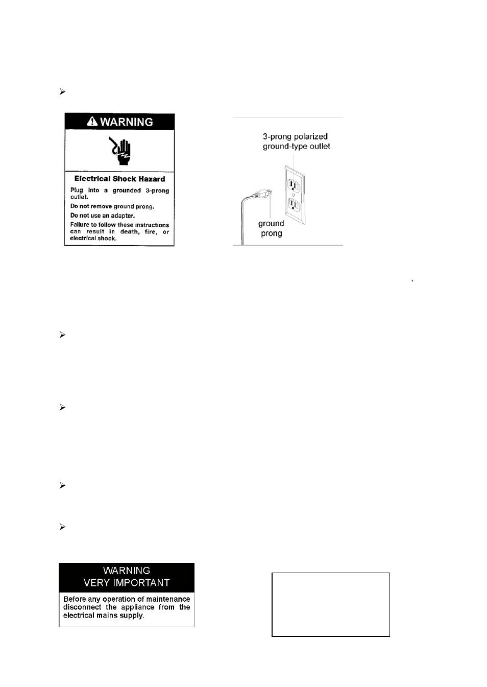 Care & maintenance | Avanti G2002CW User Manual | Page 22 / 58