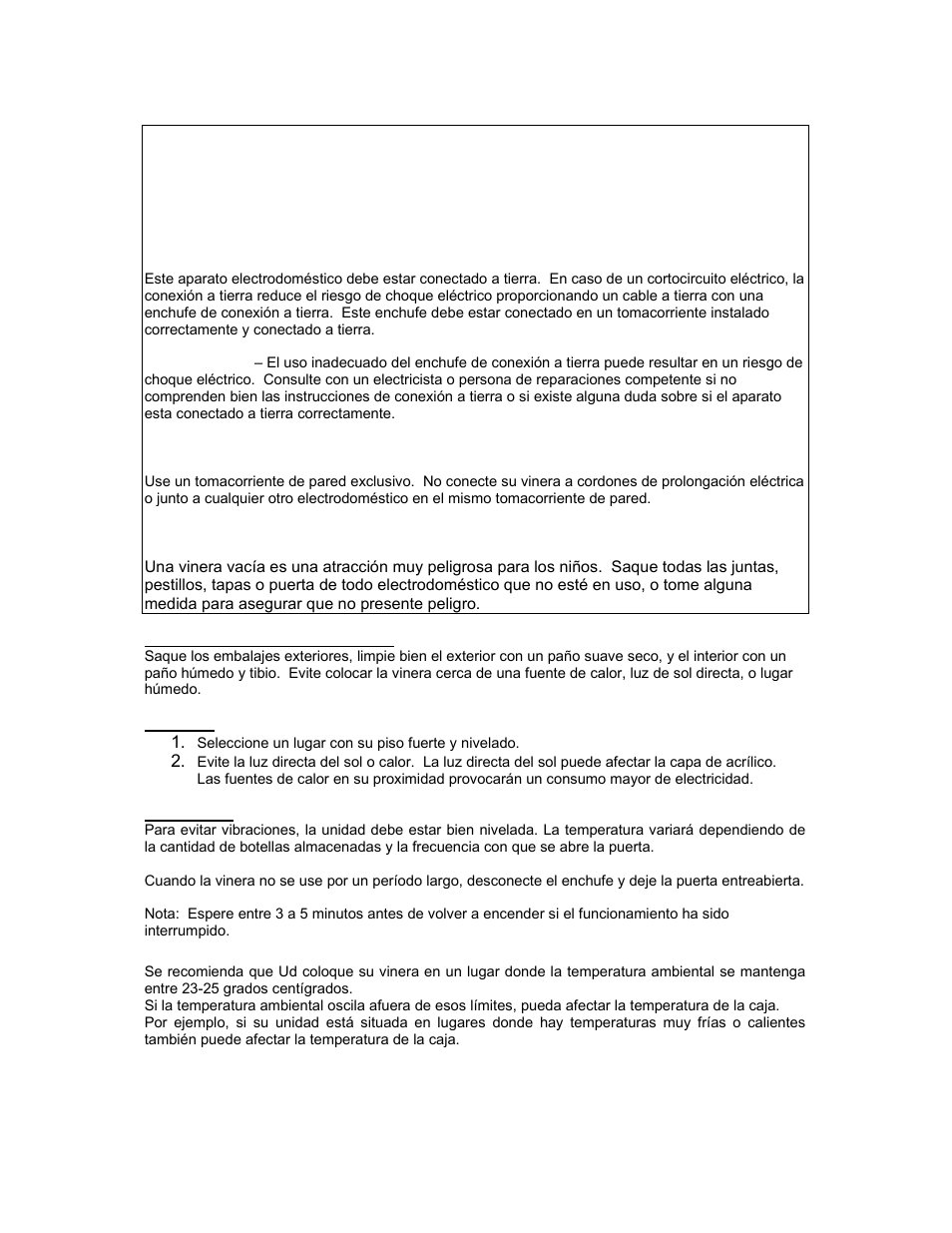 Avanti WC55SSR User Manual | Page 15 / 20