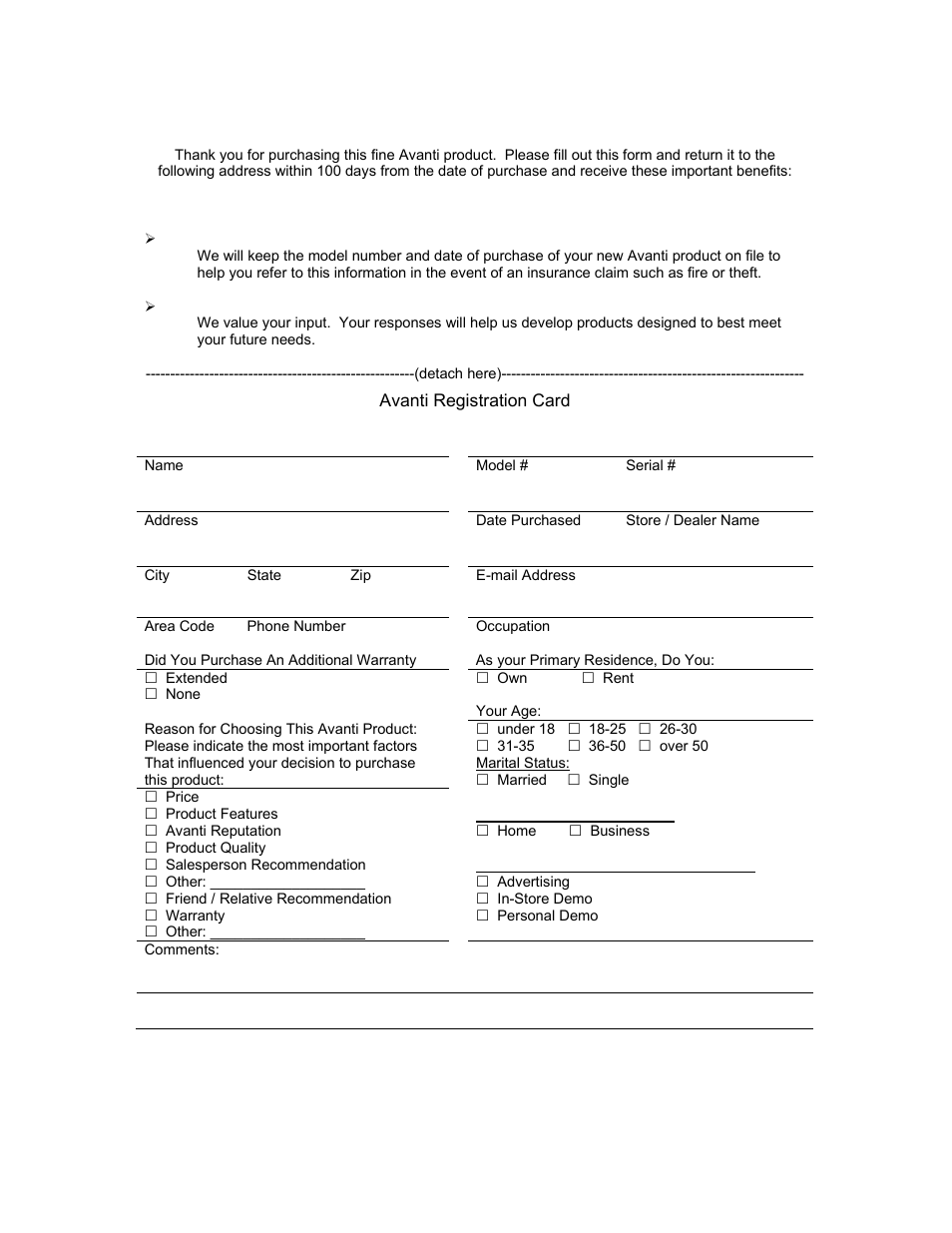 Avanti WC55SSR User Manual | Page 19 / 20