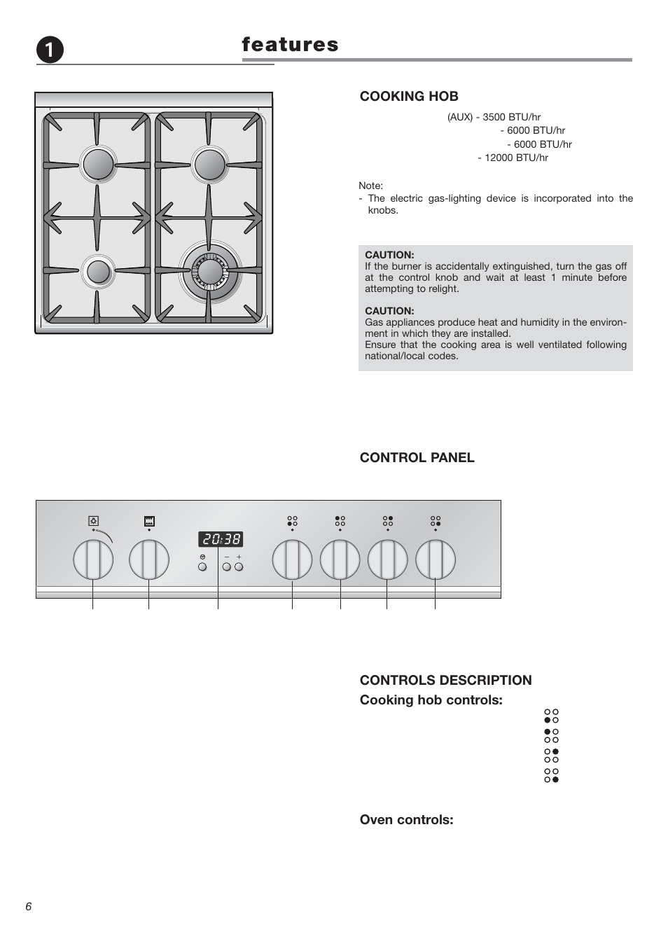 Features | Avanti DG 2401 C User Manual | Page 6 / 40