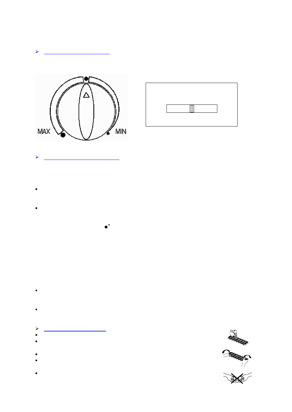 Operating your appliance, Temperature control panels, Setting the temperature control | Using your ice cube tray | Avanti FFBM921PS User Manual | Page 9 / 20