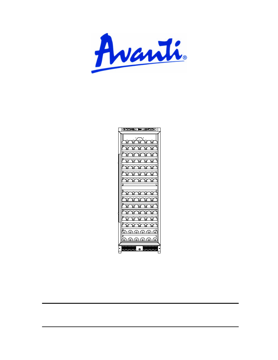 Avanti WCR683DZD User Manual | 22 pages