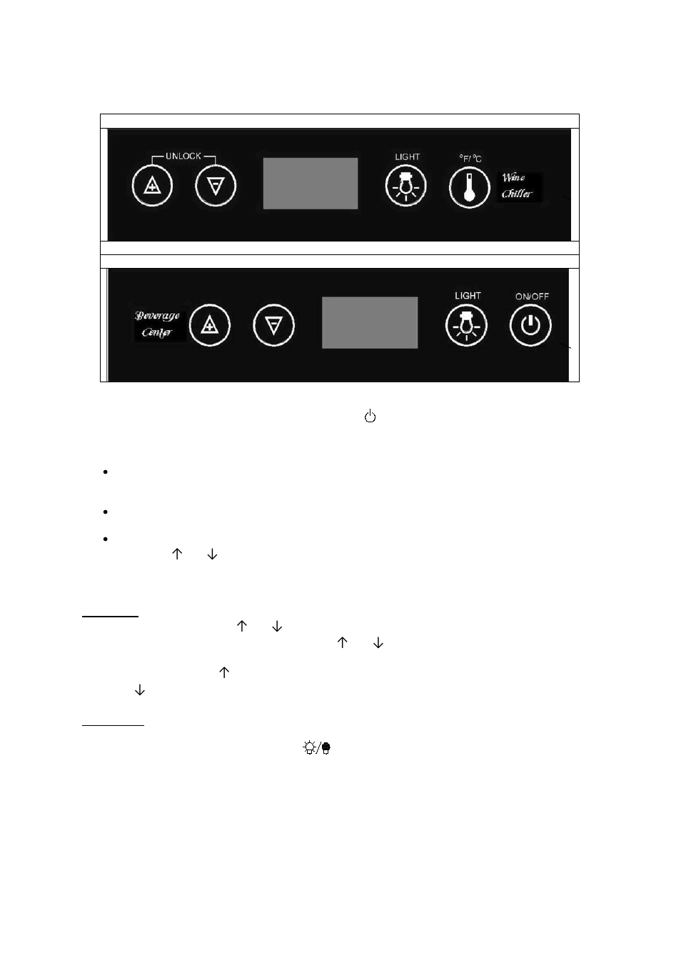 Luz interior | Avanti WBV21DZ User Manual | Page 19 / 24