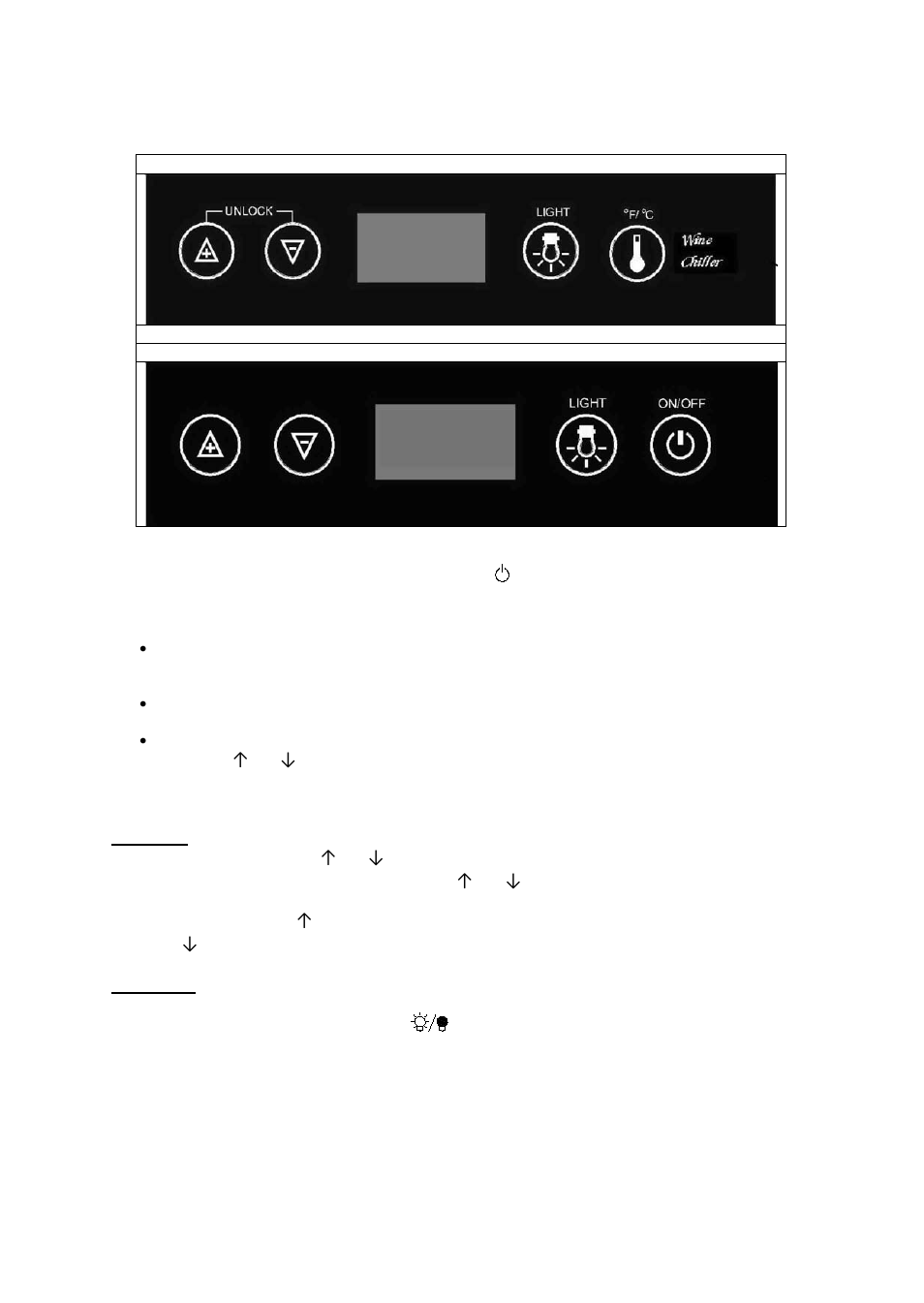 Luz interior | Avanti WBV21DZ User Manual | Page 20 / 24