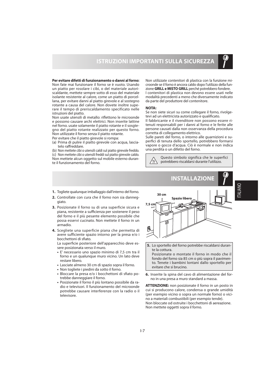 It aliano | Sharp R-642BKW User Manual | Page 73 / 180