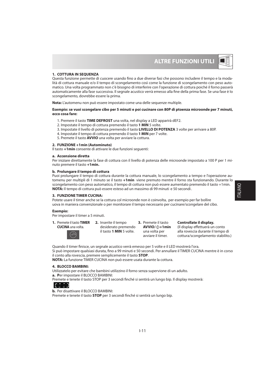 Altre funzioni utili | Sharp R-642BKW User Manual | Page 77 / 180