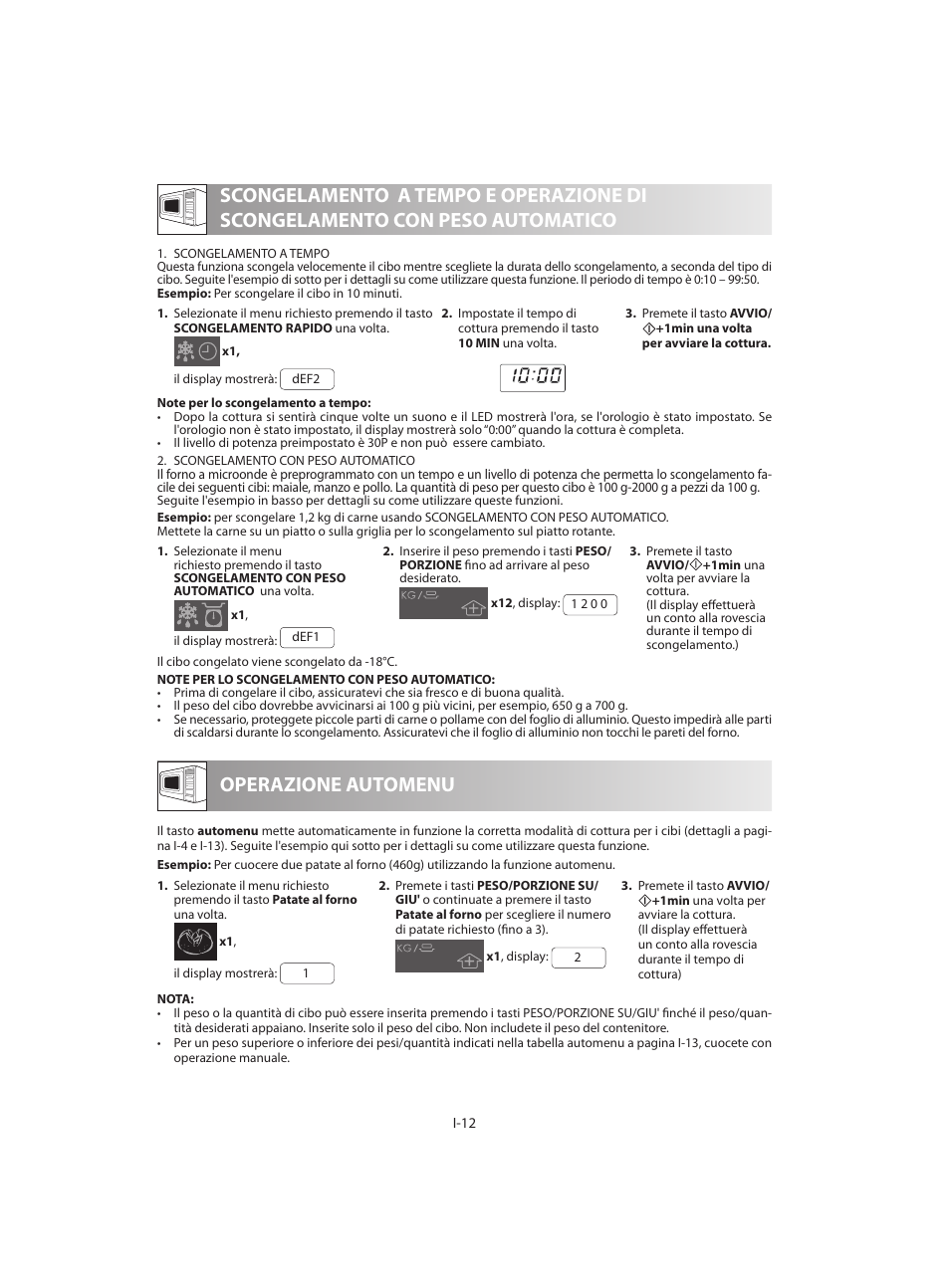 Operazione automenu | Sharp R-642BKW User Manual | Page 78 / 180