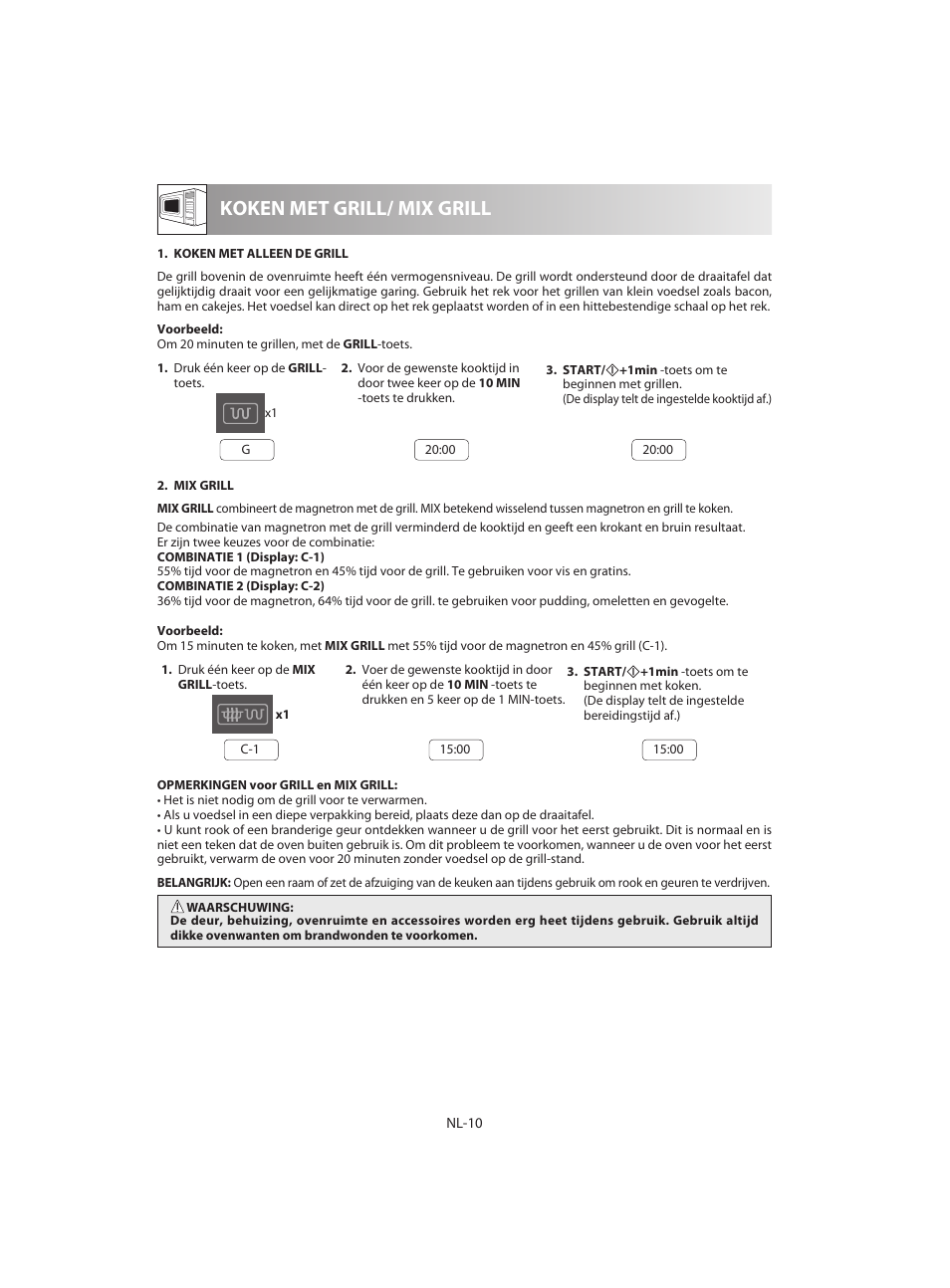 Koken met grill/ mix grill | Sharp R-642BKW User Manual | Page 92 / 180