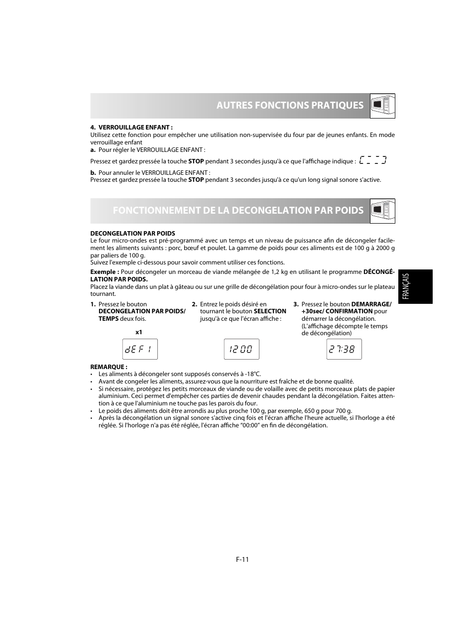 Sharp R-20STW User Manual | Page 61 / 180