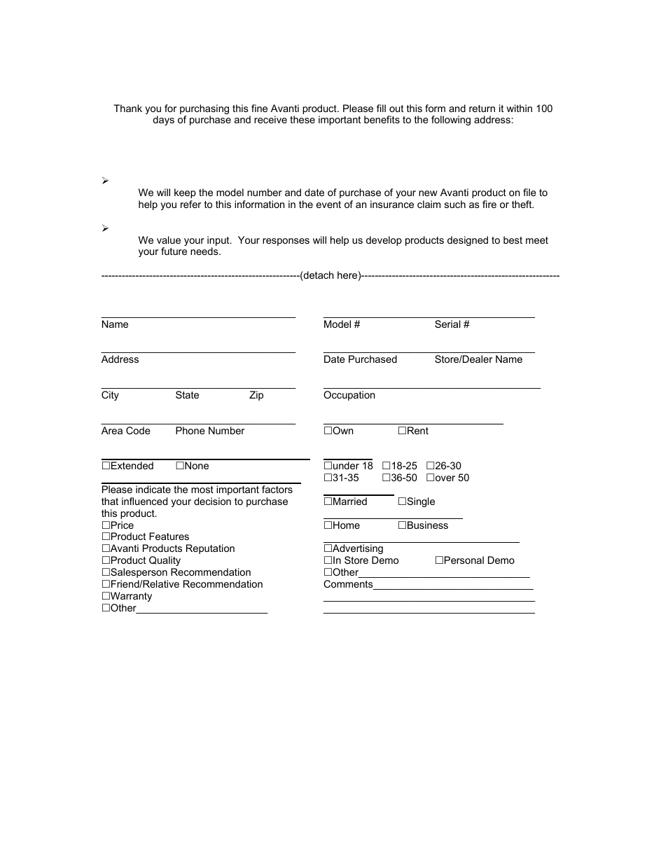 Avanti EWC4001DZ User Manual | Page 15 / 16