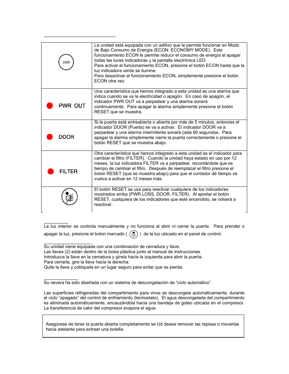 Avanti WCR4600S User Manual | Page 19 / 24