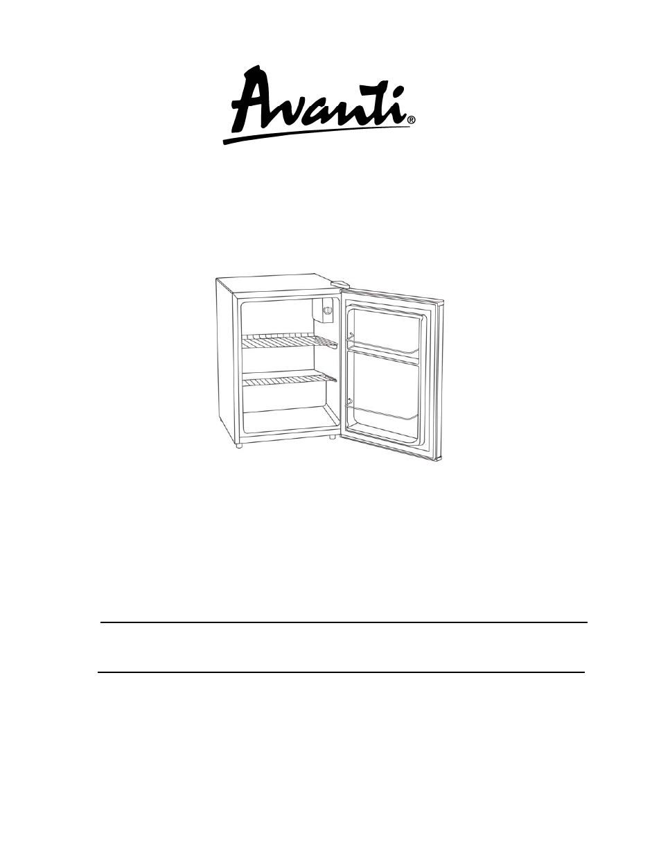 Avanti AR2412B User Manual | 20 pages