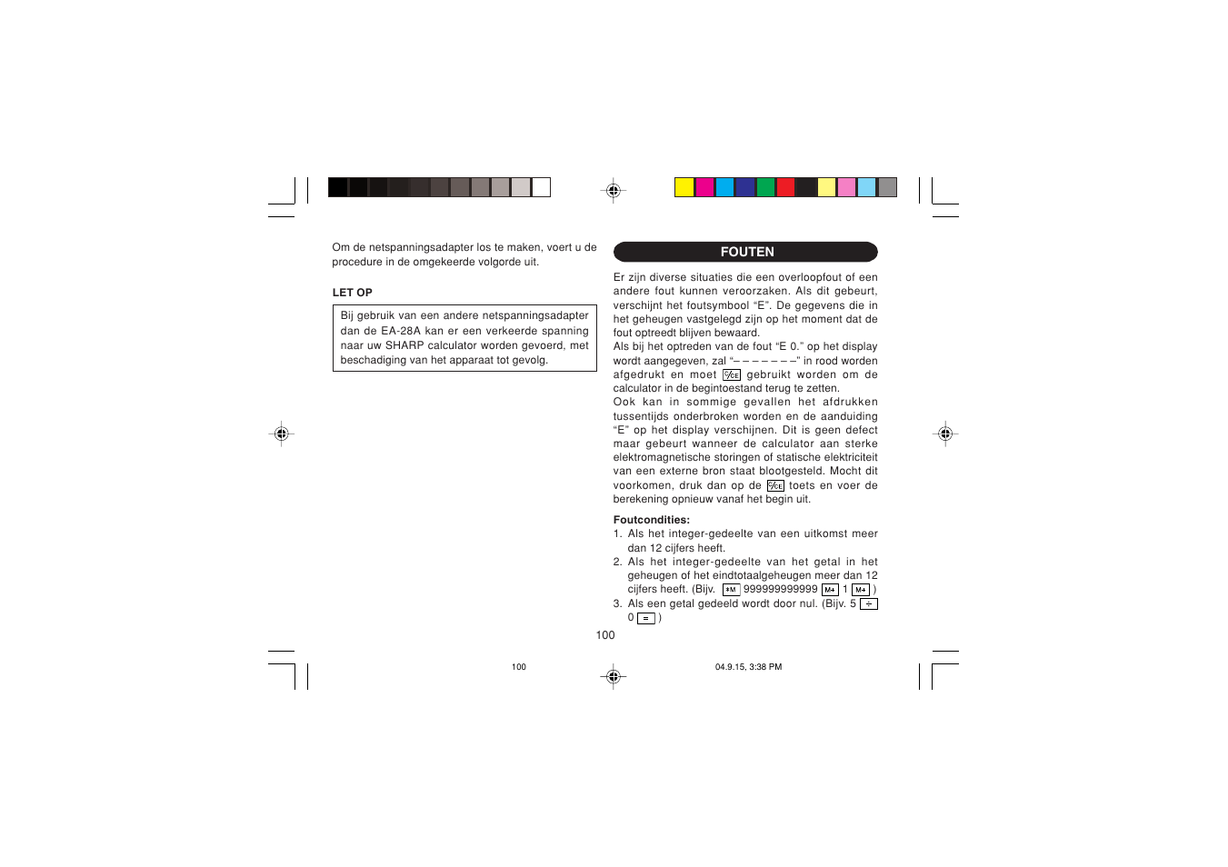 Sharp EL-1750PIIIGY User Manual | Page 102 / 164