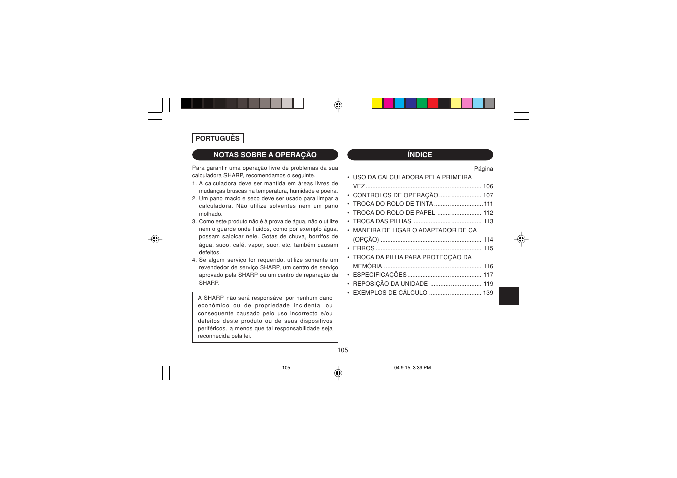 Sharp EL-1750PIIIGY User Manual | Page 107 / 164